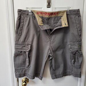 Unionbay Men's Survivor Cargo Shorts Grey Size 42